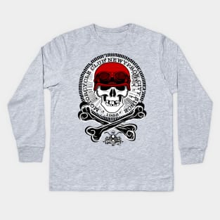 Skull Motorcycle Helmet - Skull tee shirt Since 1983 new york Kids Long Sleeve T-Shirt